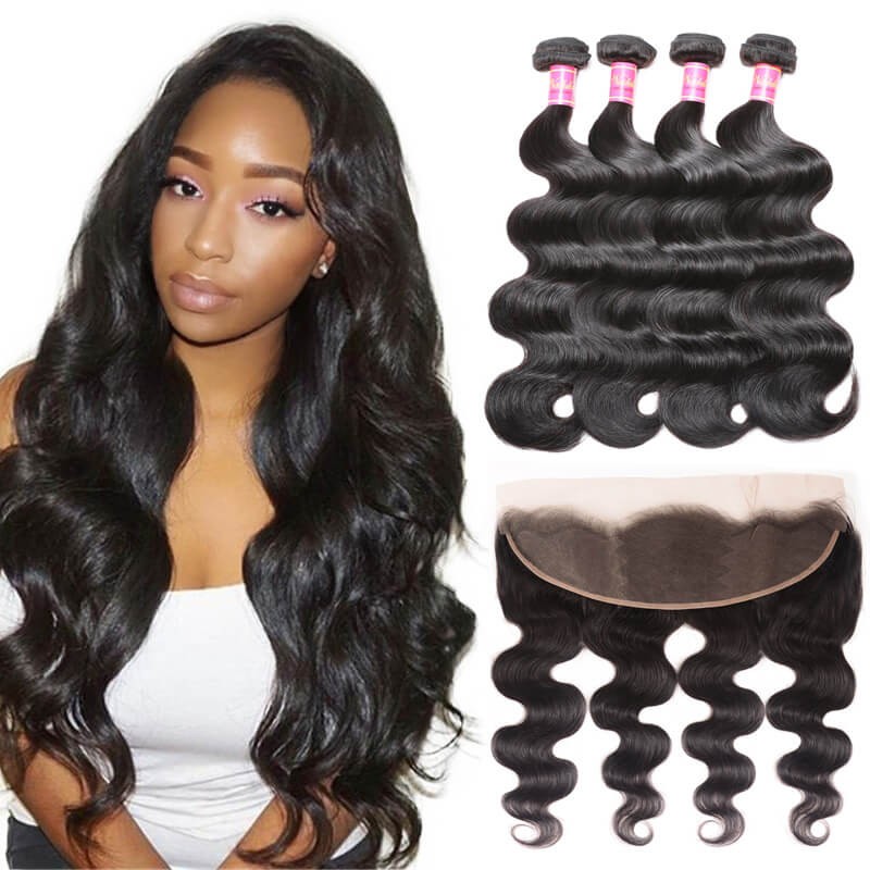 Nadula Wholesale Colored 24 Inch Clip In Malaysian Real Virgin Human Hair Extensions