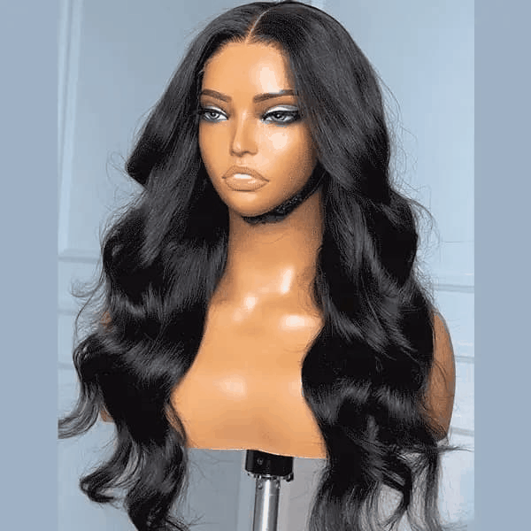 Nadula Virgin Hair 1B/613 Blonde Ombre Human Hair Body Weave Free Part 4*4 Lace Closures